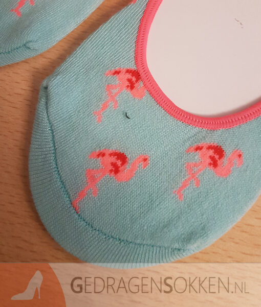 Kousenvoetjes met flamingos - Afbeelding 2