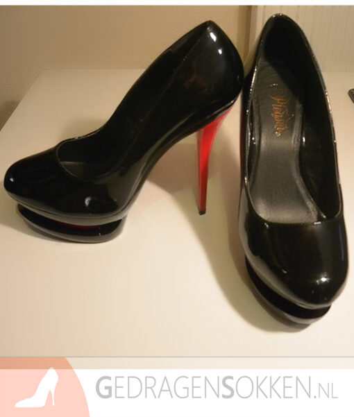 Te kleine lak pumps - Afbeelding 3