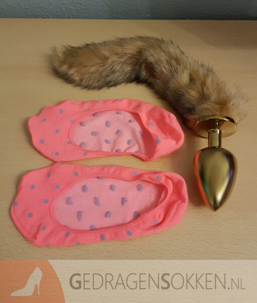 Schattige kousenvoetjes met stipjes