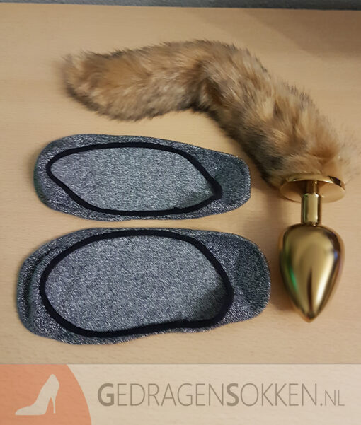 Zilverkleurige glitter kousenvoetjes