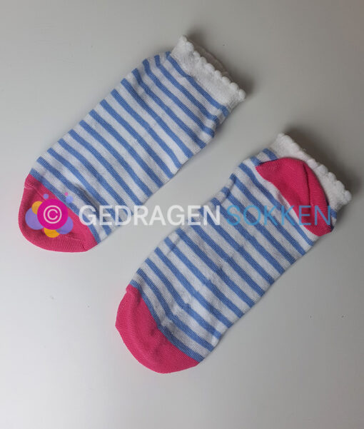 Gedragen sokjes - schattig gestreept
