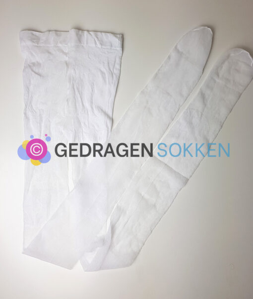 Gedragen witte bruidspanty