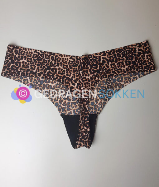 Gedragen zachte string - luipaardprint - Afbeelding 2