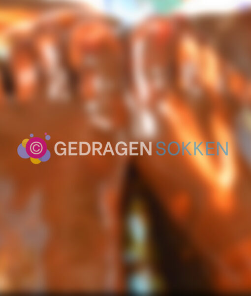 Mijn voetjes overgoten met chocoladesaus