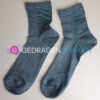 Blauwe viscose sokken