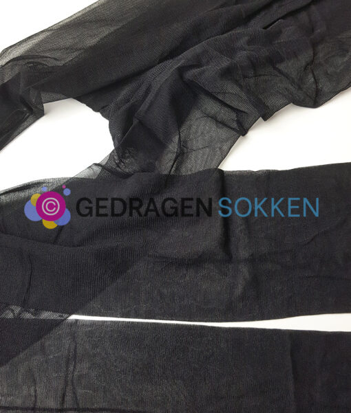 Gedragen panty met de tekst Bisou (kus) - Afbeelding 3
