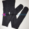 Gedragen panty met witte elegante stippen