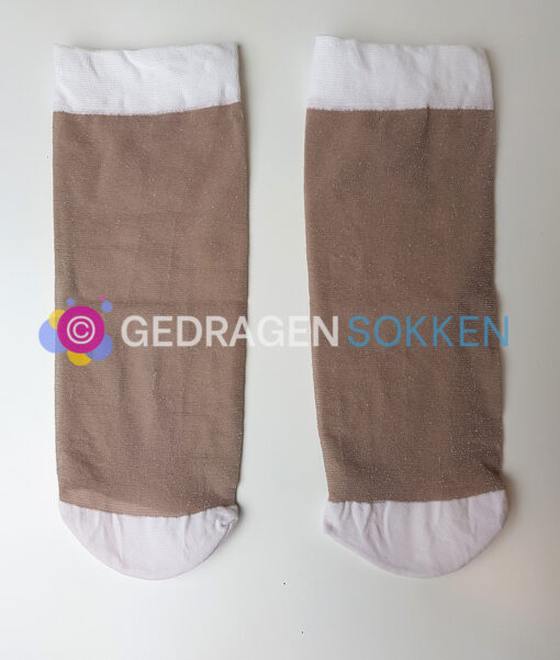 Gedragen pantysokken met glittertjes