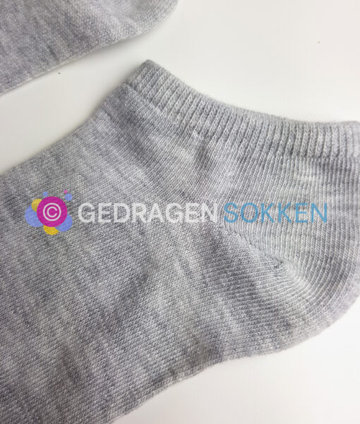 Gedragen sneakersokjes grijs - Afbeelding 2