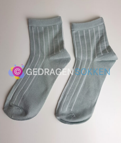 Groene viscose sokken