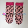 Roze panterprint pantysokjes