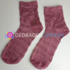 Roze viscose sokken