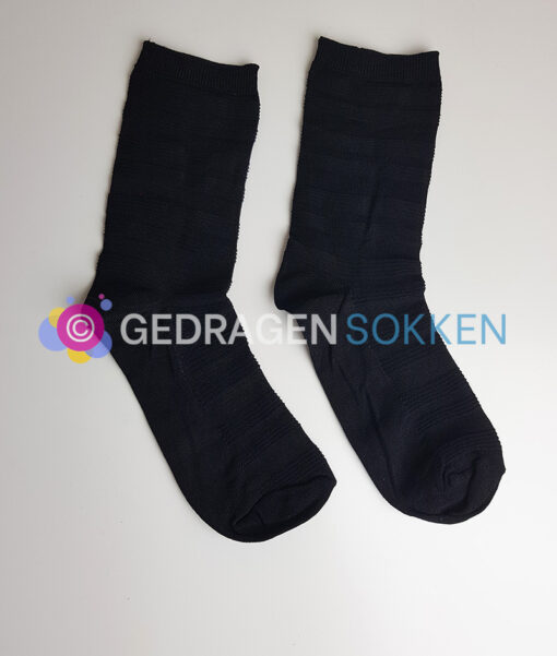 Viscose sokken met ribbeltjes