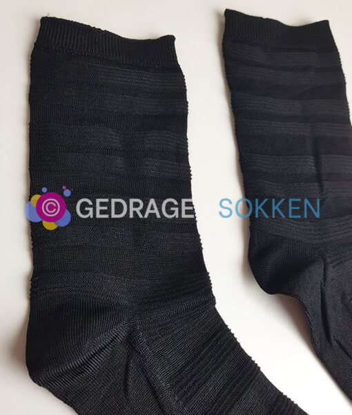 Viscose sokken met ribbeltjes - Afbeelding 2