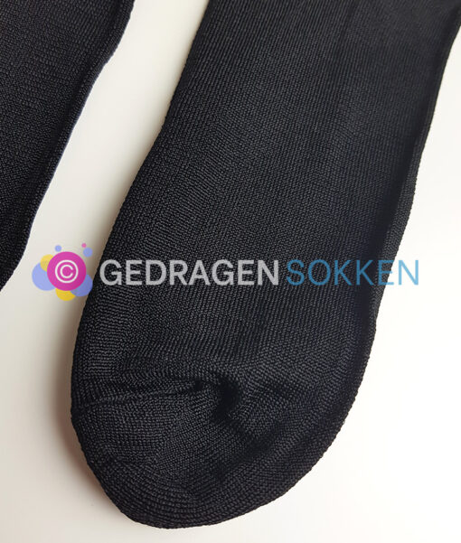 Zwarte viscose sokken - Afbeelding 2