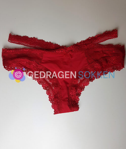 Rood VALENTIJN slipje