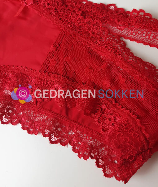 Rood VALENTIJN slipje - Afbeelding 4