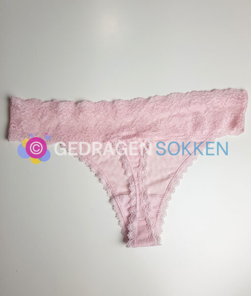 Fijne roze string - Afbeelding 2